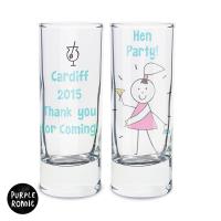 Personalised Purple Ronnie Shot Glasses Pack of 10 Extra Image 3 Preview